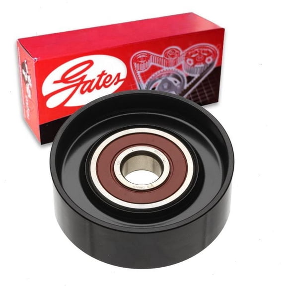 Gates Smooth Pulley DriveAlign Drive Belt Idler Pulley compatible with Subaru Crosstrek 2.0L H4 2017