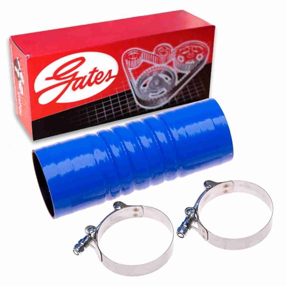 Gates Turbocharger to Pipe Hot Side Turbocharger Intercooler Hose Kit compatible with Dodge Ram 3500 5.9L L6 2003-2004