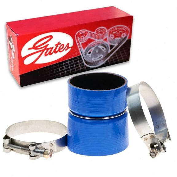 Gates Turbocharger to Pipe Hot Side Turbocharger Intercooler Hose Kit compatible with Ford F-250 Super Duty 6.4L V8 2008-2010