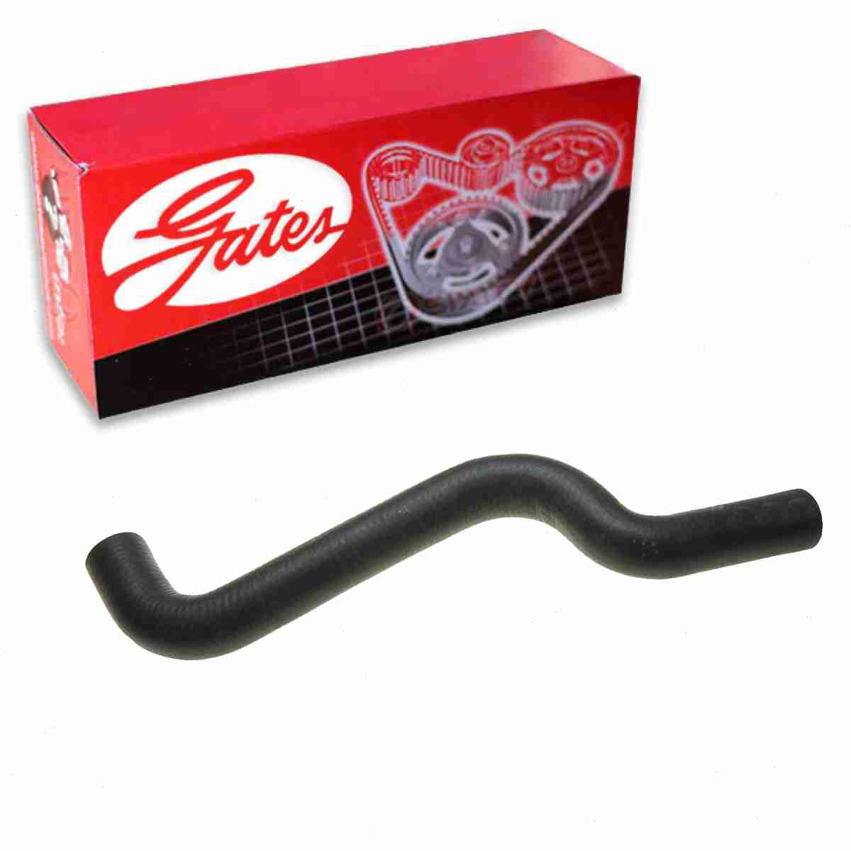 Gates Upper Radiator Coolant Hose compatible with Chevrolet C20 Pickup 4.1L 4.8L 5.0L 5.7L 6.6L L6 V8 1967-1972