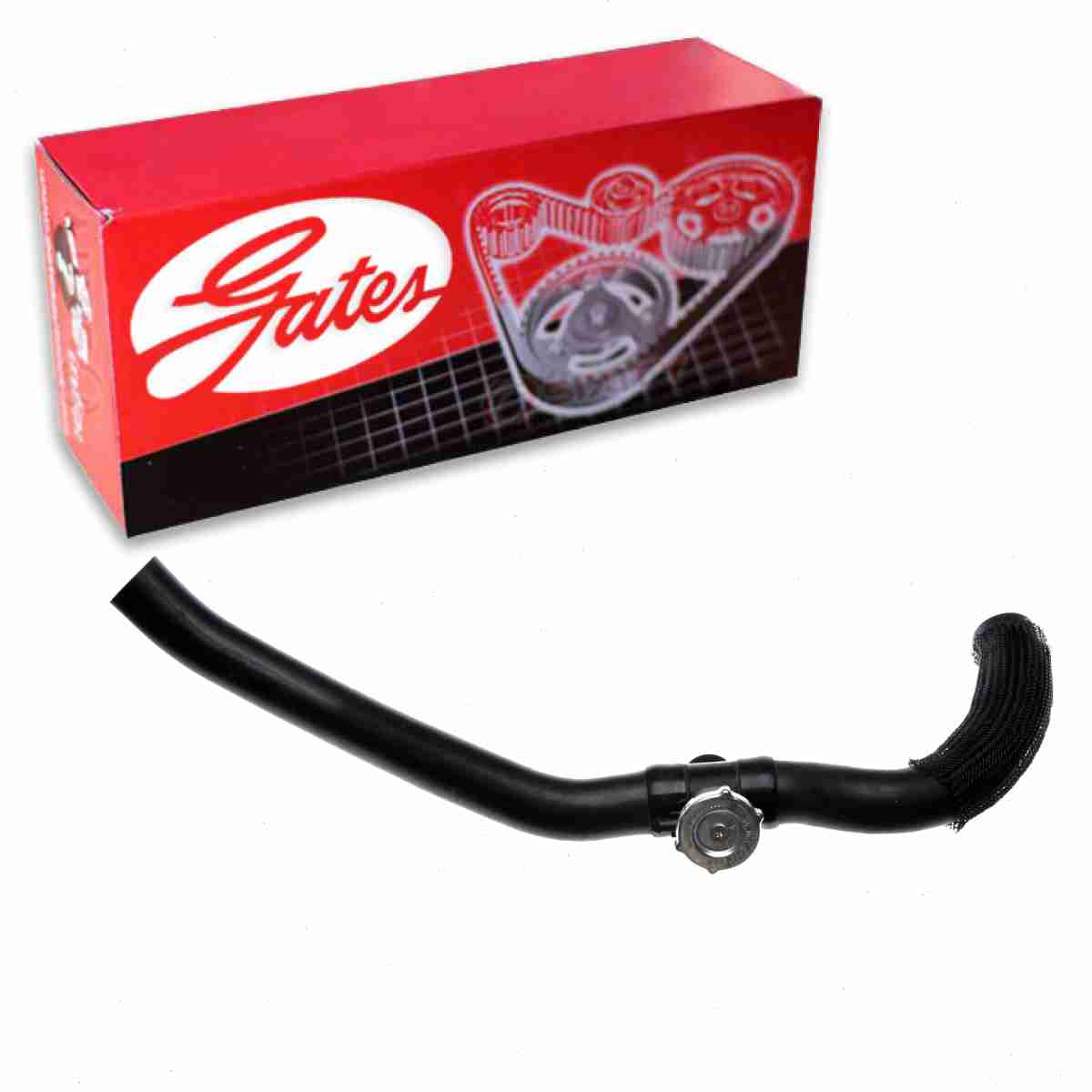 Gates Upper Radiator Coolant Hose compatible with Dodge Dakota 3.9L 5.9L V6 V8 2000-2003