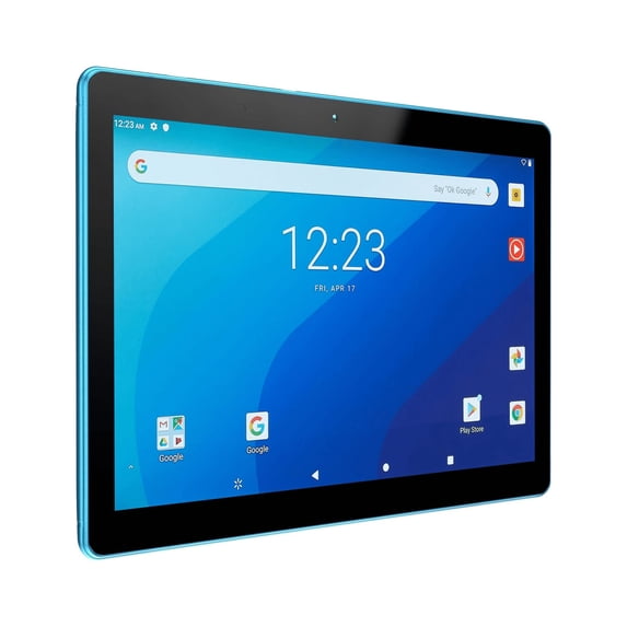 Gateway 10.1" Android Tablet, HD, Quad Core Processor, 2GB Memory, 32GB Storage, 2.0 MP Front Camera, 5.0 MP Rear Camera, Android 11 Go Edition, Blue
