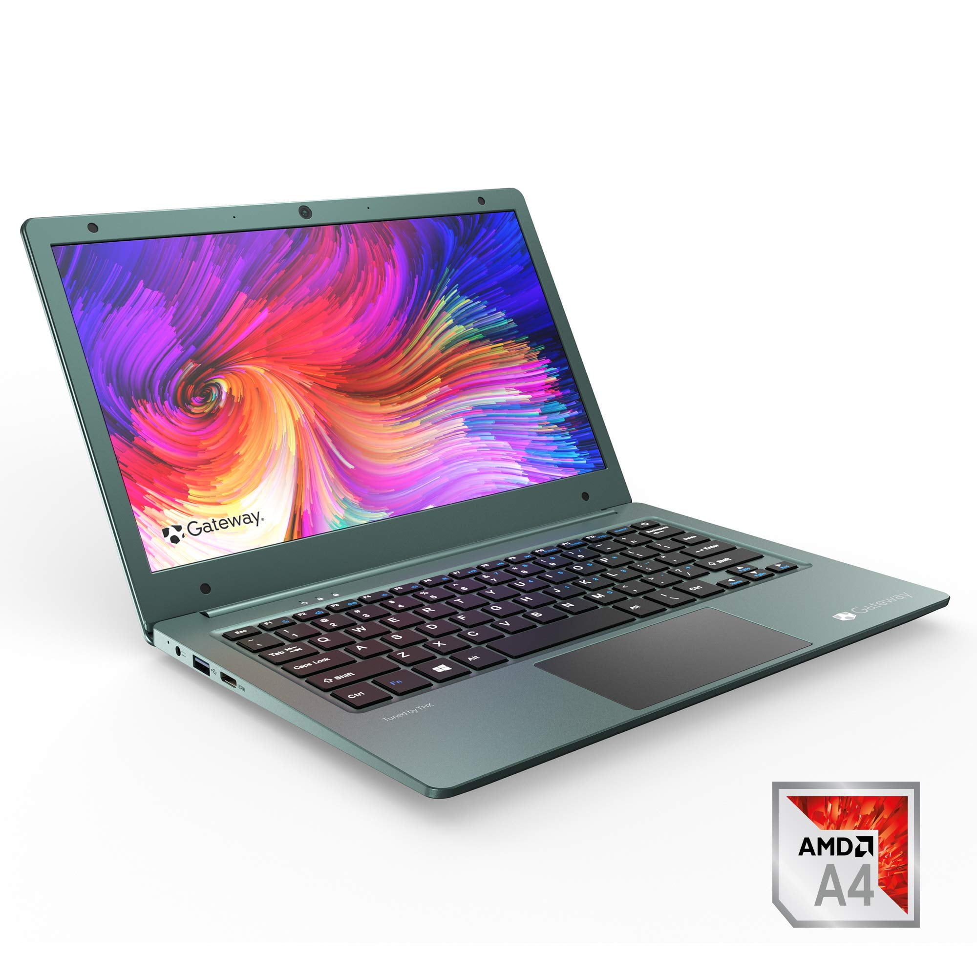 Gateway 11.6 FHD Ultra Slim Notebook, AMD A4-9120e, 4GB RAM, 64GB Storage, Tuned by THX Audio, Mini HDMI, Cortana, Webcam, Windows 10 S, Google Classroom Compatible