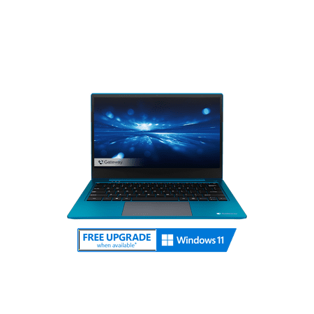 Gateway 13.3" Ultra Slim Notebook, HD, Snapdragon™ 850 Mobile, LTE, Octa-core, 4GB Memory, 128GB Storage, 1.0MP Webcam, Windows 10 S, Microsoft 365 Personal 1-Year Included, Blue