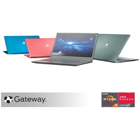 Gateway GWNR51416-GR 14.1" FHD Ryzen 5 3500U 2.1GHz Radeon Vega 8 Graphics 8GB RAM 256GB SSD Win 11 Home Green