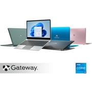 Gateway 14.1" Ultra Slim Notebook, FHD, Intel Core  i5-1135G7, Quad Core, Intel Iris Xe Graphics, 16GB RAM, 512GB SSD, Tuned by THX , Fingerprint Scanner, 1MP Webcam, HDMI, Windows 10 Home