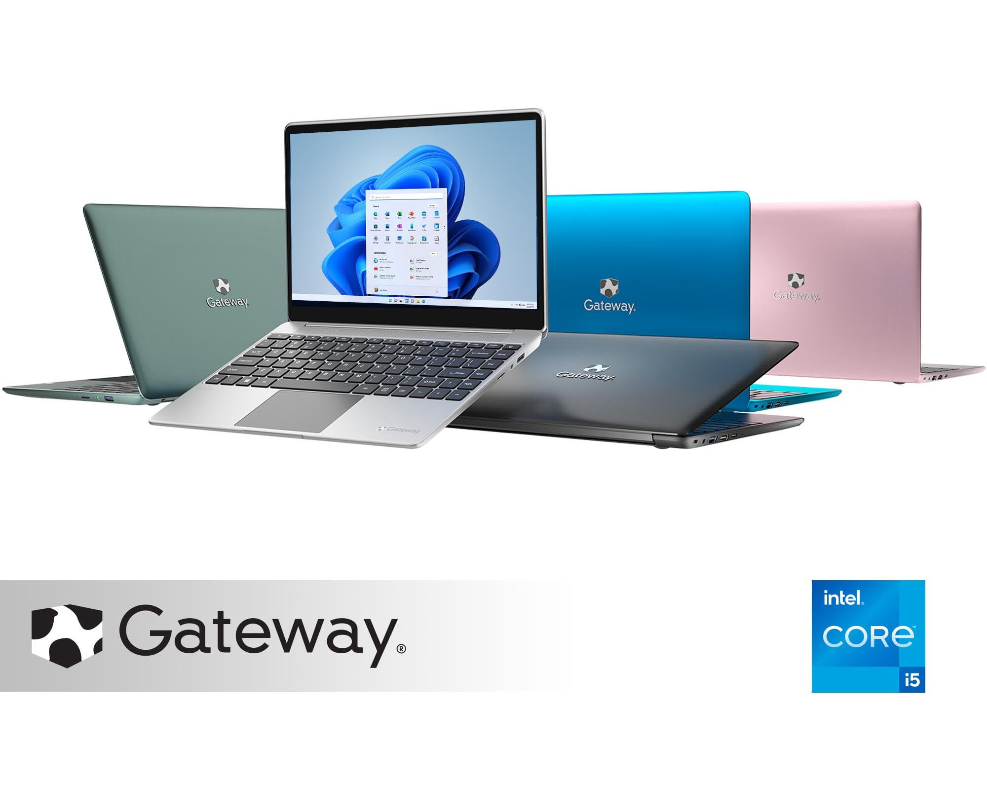 Gateway 14.1 Ultra Slim Notebook, FHD, Intel® Core™ i5-1135G7, Quad Core,  Intel® Iris® Xe Graphics, 16GB RAM, 512GB SSD, Tuned by THX™, Fingerprint  Scanner, 1MP Webcam, HDMI, Windows 10 Home, Black 