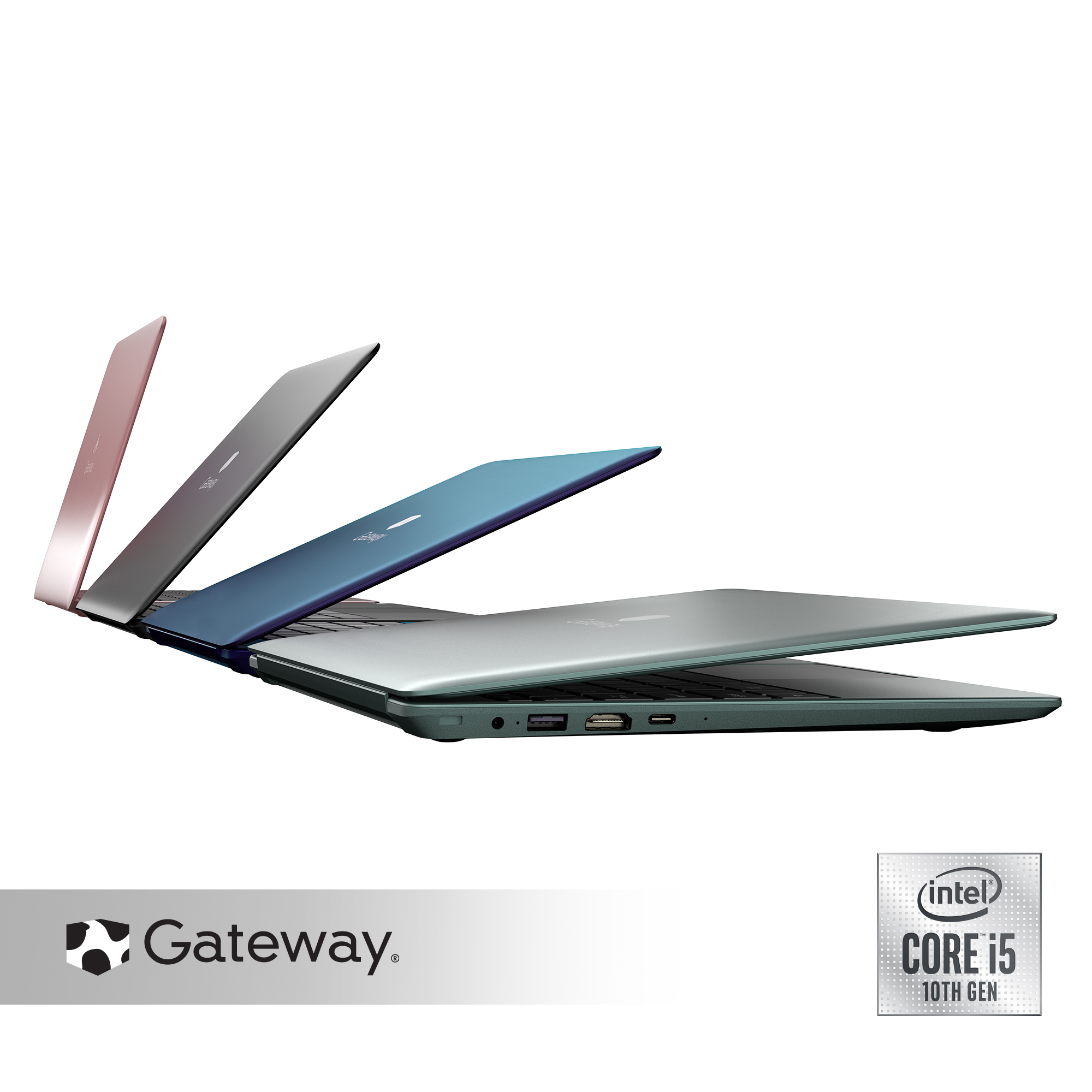 Gateway 15.6" 1080p PC Laptop, Intel Core i5, 16GB RAM, 256GB SSD, Windows 10, Black, GWTN156-1BK - image 1 of 3