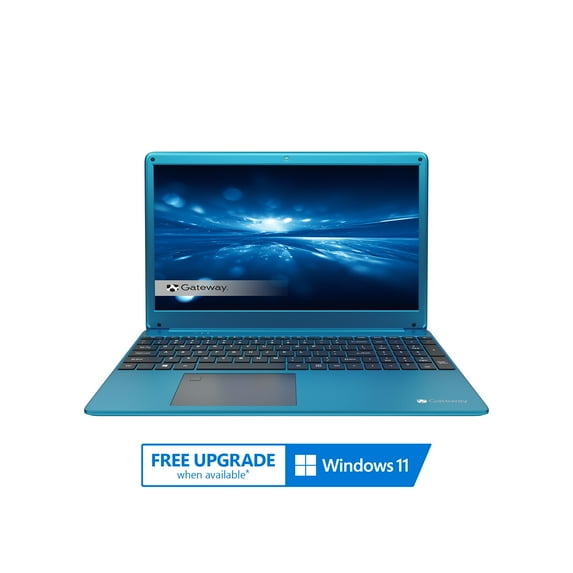 Gateway 15.6" Ultra Slim Notebook, FHD, Intel® Core™ i3-1115G4, Dual Core, 8GB Memory, 256GB SSD, Tuned by THX™, 1.0MP Webcam, HDMI, Fingerprint Scanner, Cortana, Windows 10 Home, Blue