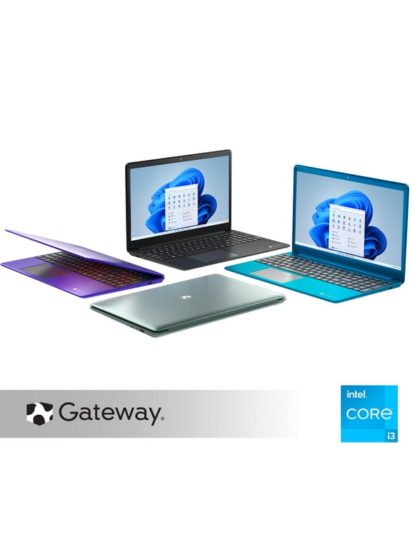 Gateway 15.6" Ultra Slim Notebook, FHD, Intel® Core™ i3-1115G4, Dual Core, 8GB Memory, 256GB SSD, Tuned by THX™, 1.0MP Webcam, HDMI, Fingerprint Scanner, Cortana, Windows 10 Home, Green