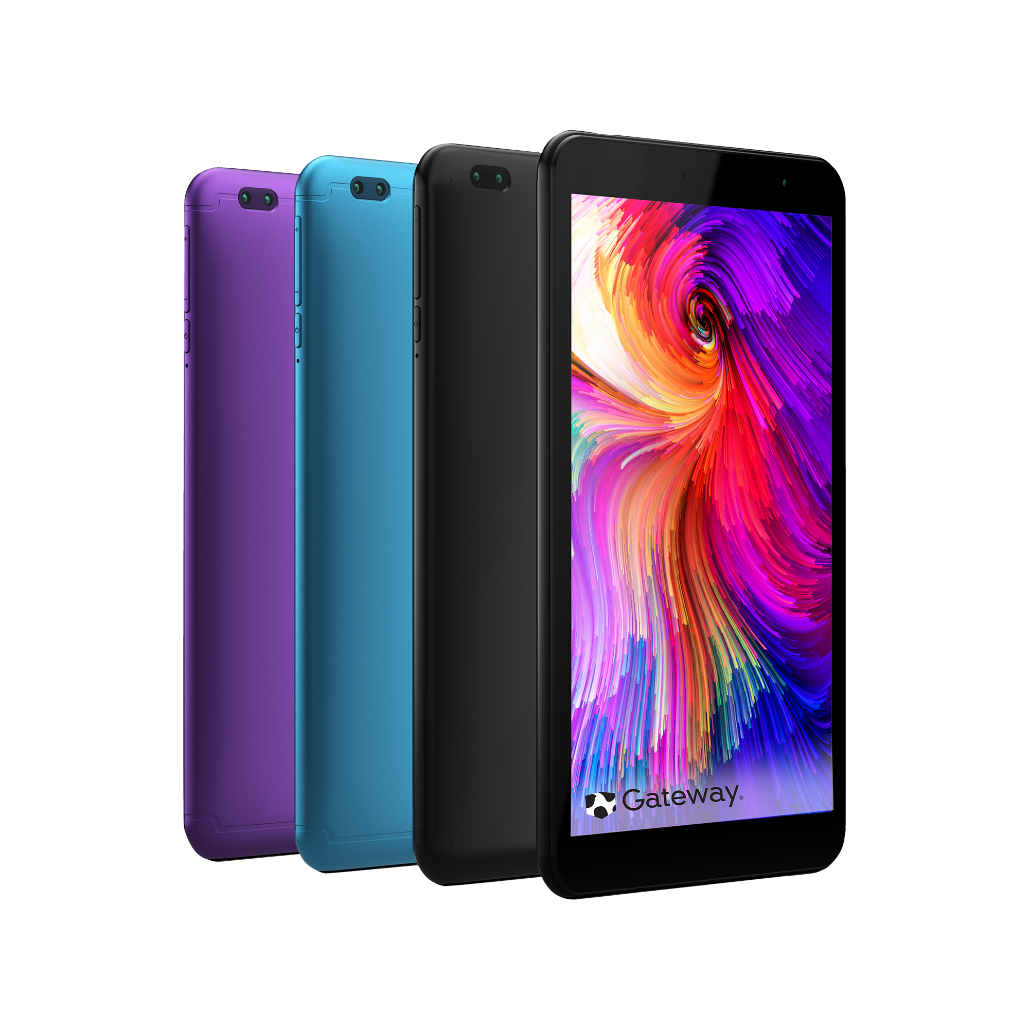 Gateway 8” Tablet, Quad Core, 32GB Storage, 2GB Memory, 0.3MP Front Camera, 2MP Rear Camera, USB-C, Sound ID, Android 10 Go Edition, Blue