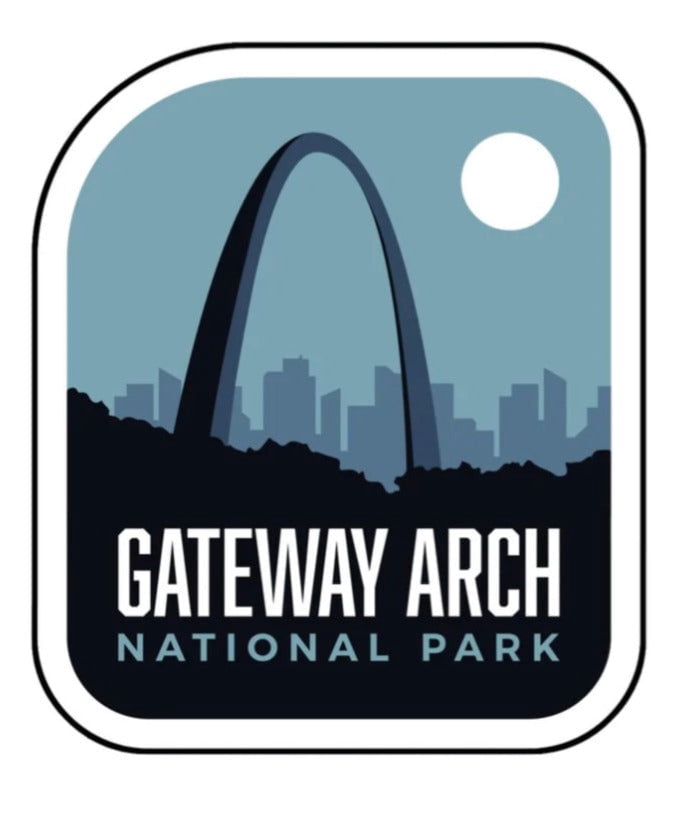 Gateway Arch National Park Patch – Iron-On Applique, St. Louis Souvenir, USA Made