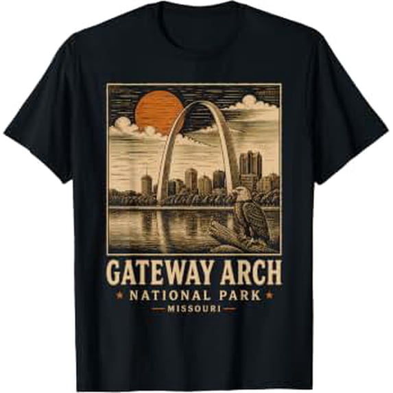 Gateway Printer Gateway Arch National Park for Hikers and Nature Lovers T-Shirt ...