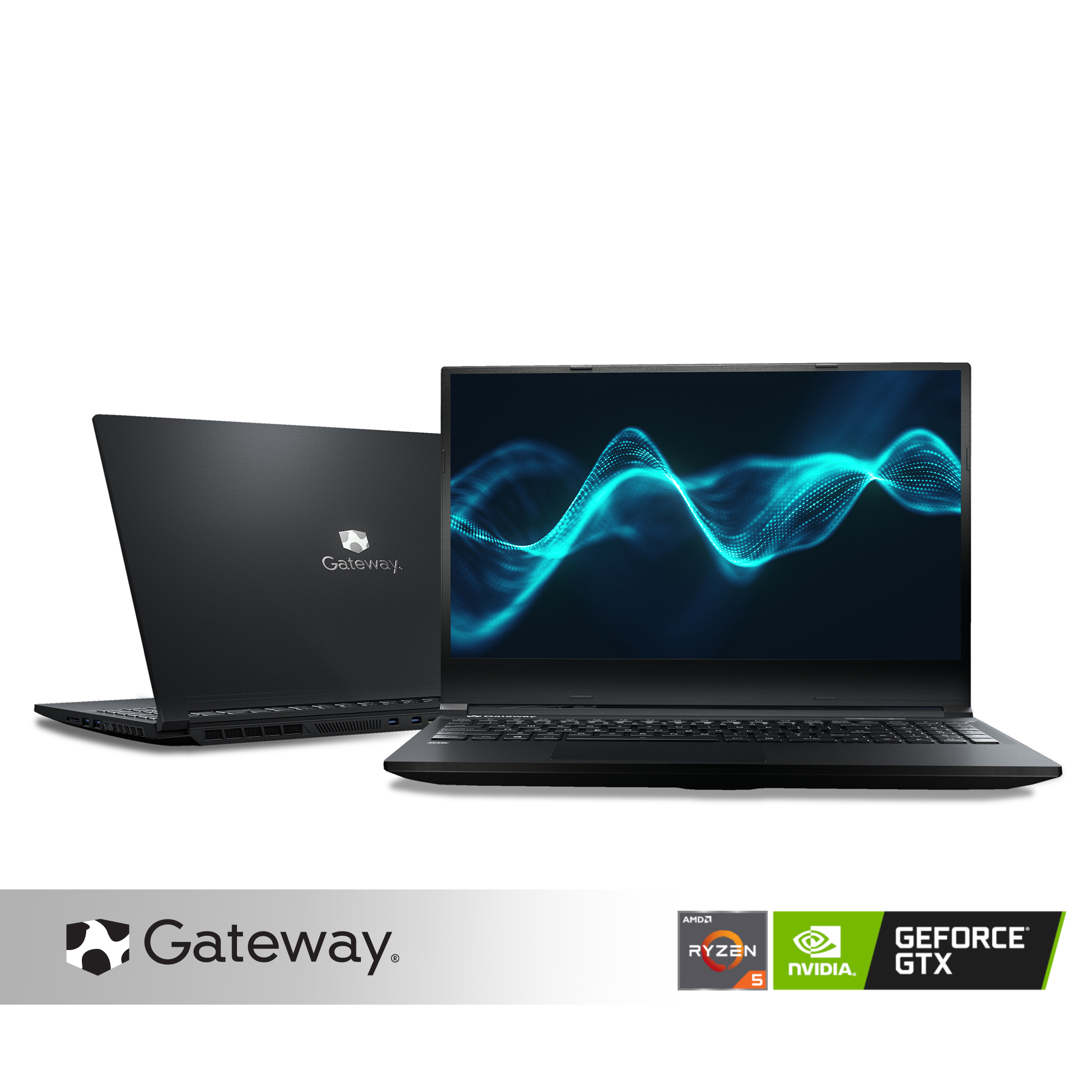Gateway Creator Series 15.6" FHD Performance Notebook, AMD Ryzen 5 4600H, NVIDIA 1650 GTX, 8GB RAM, 256GB SSD, Xbox Game Pass for PC, HD Webcam, Cortana, Windows 10 Home - image 1 of 11