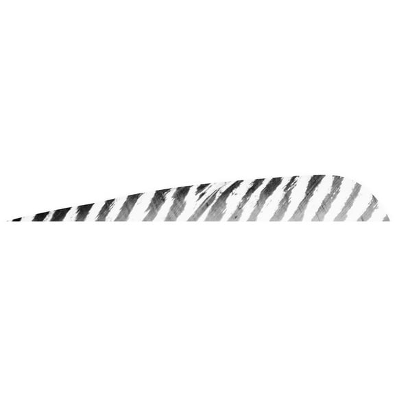 Gateway Feather 500RPBWH-50 Pack White Bow Archery 5" Right Arrow Fletches