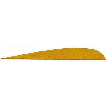 100 Plumes D'archerie 5" Right Wing - Parabolic - Rouge Cerise - Neuf
