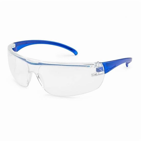 SteelyBlues(TM), Safety Glasses, Anti-Fog & Anti-Scratch, Clear Lens, Clear Frame, Frameless