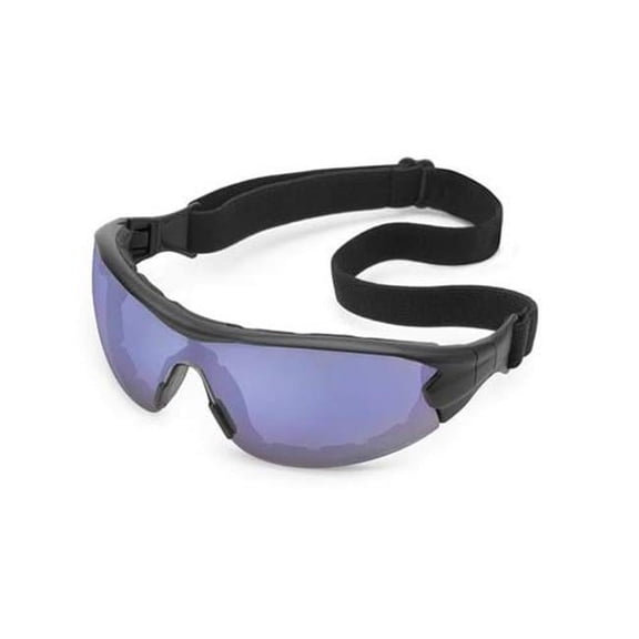 Gateway Safety 21GB9F Glasses Safety Anti Fog Blue Mirror