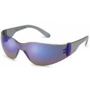 Gateway Safety Starlite Safety Glasses Grey Temple Blue Mirror Lens