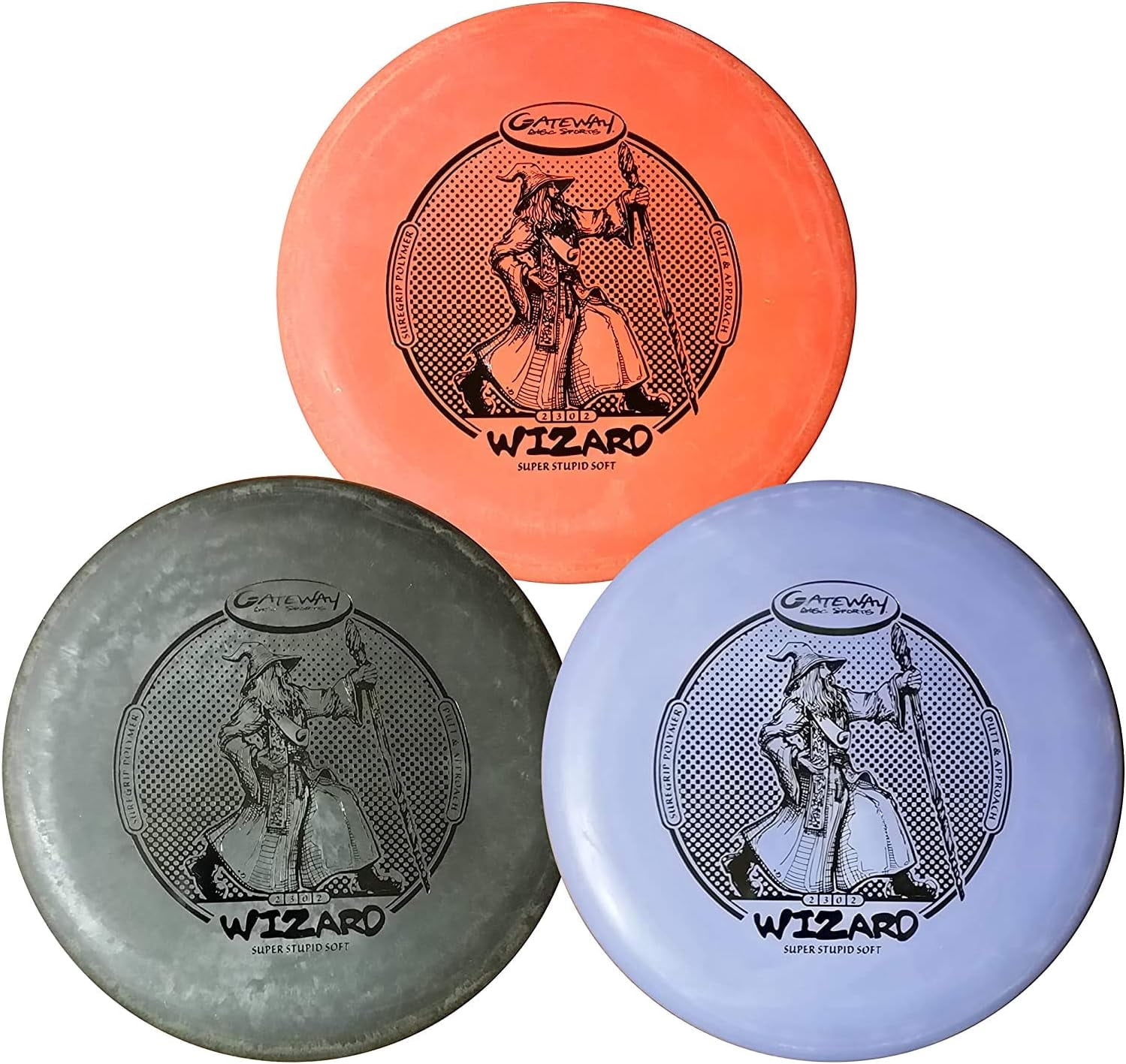 Wizard Disc Putter Gateway Wizard Disc Golf Putter Approach Disc - 3 Pack (SSS (Super ...