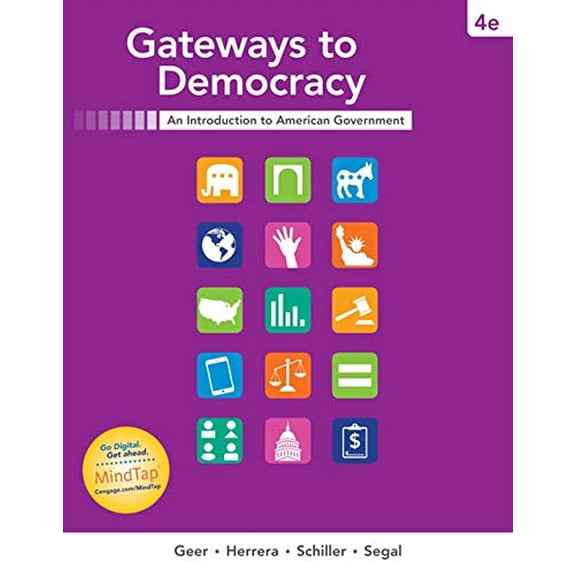 Pre-Owned Gateways to Democracy: An Introduction to American Government (Paperback) 133709773X 9781337097734