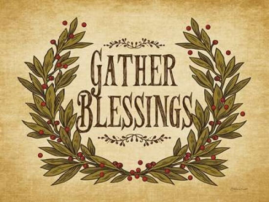 Gather Blessings I Canvas Art - Stephanie Marrott (18 x 24)