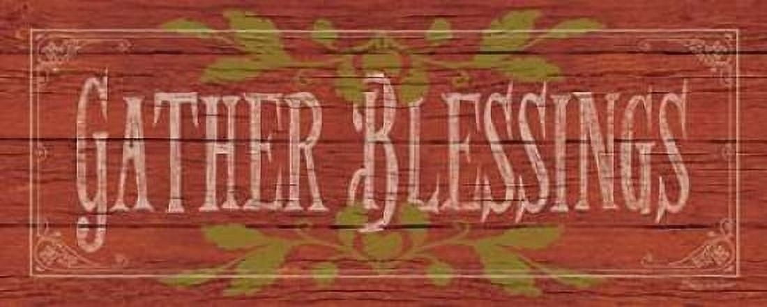 Gather Blessings II Canvas Art - Stephanie Marrott (24 x 48)