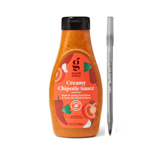 Gather Creamy Chipotle Sauce with pan