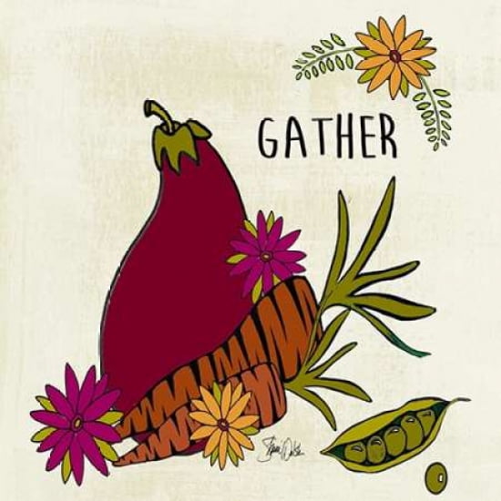 Gather Harvest Vegetables Canvas Art - Shanni Welsh (24 x 24)