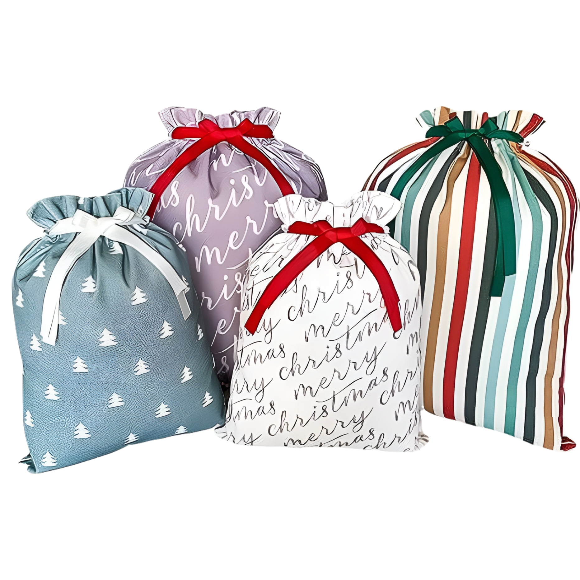 Personalised fabric gift bags sale