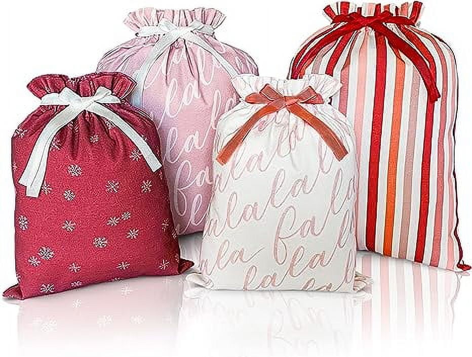 Gather & Knot Drawstring Christmas Gift Bags