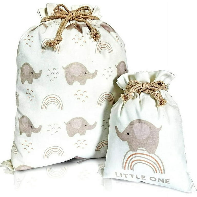 24 Packs Small Elephant Baby Gift Bag 7.9 Baby Shower Goodie Bags Bir –  JOYYPOP