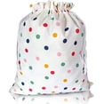 thumbnail image 1 of Gather & Knot Drawstring Gift Bags | 22" Extra Large | Happy Birthday | Premium Canvas | Reusable Fabric Wrap for Kids, Adults | Gender Neutral | Mix & Match Set, 1 of 4