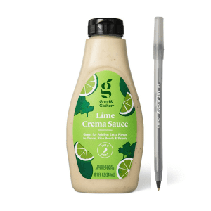 Gather Lime Crema Sauce with pan