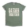 thumbnail image 1 of Gather Together Block Distressed - Women's Garment Dyed Graphic T-Shirt, 1 of 10
