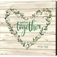 thumbnail image 1 of Gather Together Heart Wreath by Cindy Jacobs, Canvas Wall Art, 1 of 1