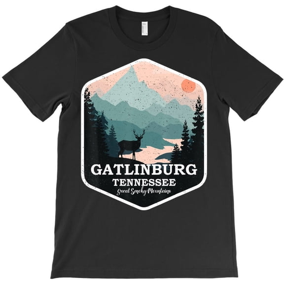 Gatlinburg Tennessee Funny Great Smoky Mountains Hiking Souvenir - Best Gift H41394 Unisex T-Shirt, Up to 5XL Available