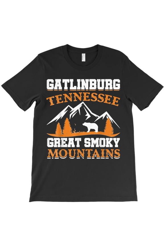 Gatlinburg Tennessee Funny Great Smoky Mountains Souvenirs Bear - Funny Gift for Bro K30531 Unisex T-Shirt – Extended Sizes Up to 5XL