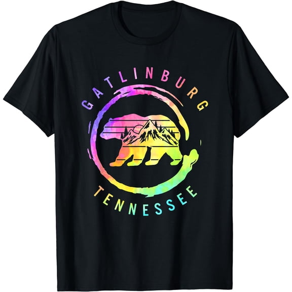 Gatlinburg Tennessee Great Smoky Mountains Bear Souvenir T-Shirt
