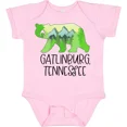 thumbnail image 1 of Gatlinburg, Tennessee- Mountains And Bear Shape Baby Bodysuit State Jc Bodysuit Cute Baby Onesie, BABY BODYSUIT LAT 4424, 1 of 3