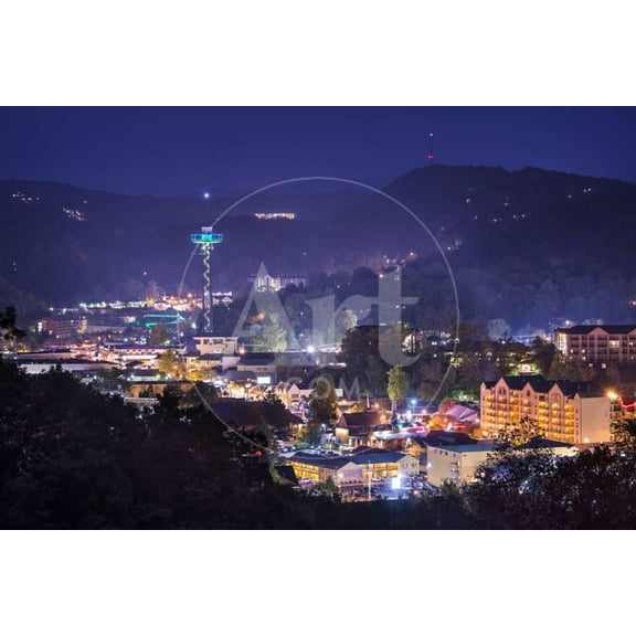 Gatlinburg, Tennessee in the Smoky Mountains, Unframed Photographic Print Wall Art by SeanPavonePhoto Sold by Art.Com