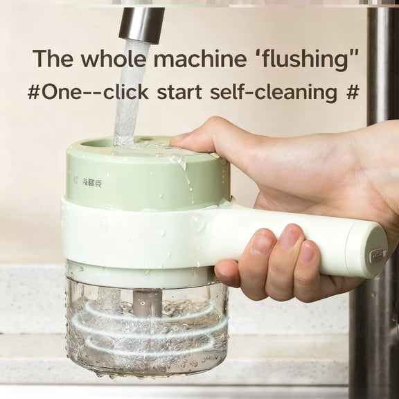 Gatling Manual Vegetable Cutter Wireless & Quick Chopping, Compatible with Multiple Ingredients, Self-Cleaning Design, Ideal for Daily Cooking & Home Food Preparation