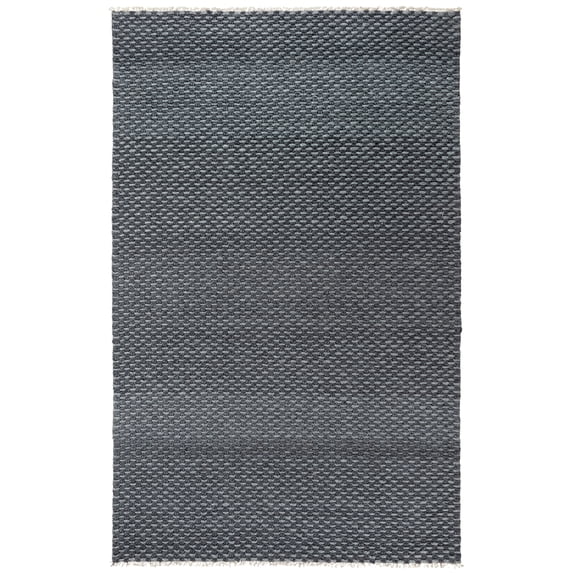 Gatney Rugs Capstone Area Rug CPI102 Gray Banded Bars 5' x 7' 6" Rectangle