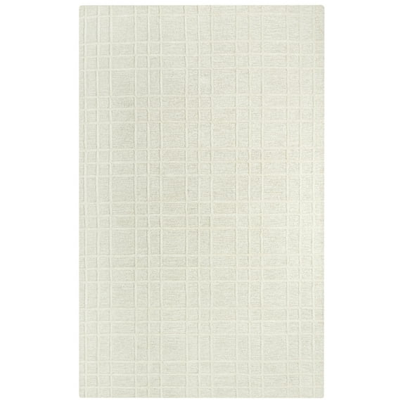 Gatney Rugs Cherry Area Rug A07101 White Crosshatch Ordered 5' x 7' 6" Rectangle