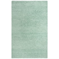 Gatney Rugs Courier Area Rug A09101 Green Banded Rows 5' x 7' 6" Rectangle