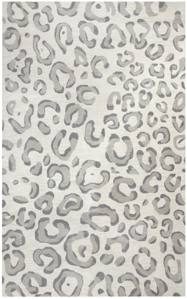 Liberty Gray and Ivory 8' x 10' Hand-Tufted Wool Area Rug