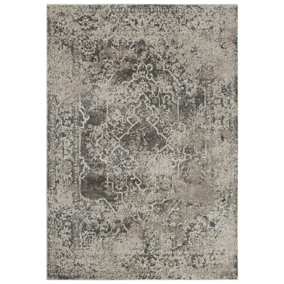 Gatney Rugs Dulce Area Rug VCA101 Beige Faded Distressed 3' 11" x 5' 6" Rectangle