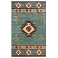 thumbnail image 1 of Gatney Rugs Frost Area Rug SU2008 Gray Blue Jagged Shapes 2' 6" x 8' Rectangle, 1 of 3
