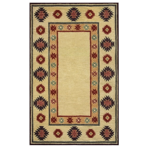 Gatney Rugs Frost Area Rug SU2015 Tan Jagged Prickly 9' x 12' Rectangle