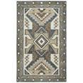 thumbnail image 1 of Gatney Rugs Frost Area Rug SU489A Gray Angled Blocks 8' x 8' Round, 1 of 3